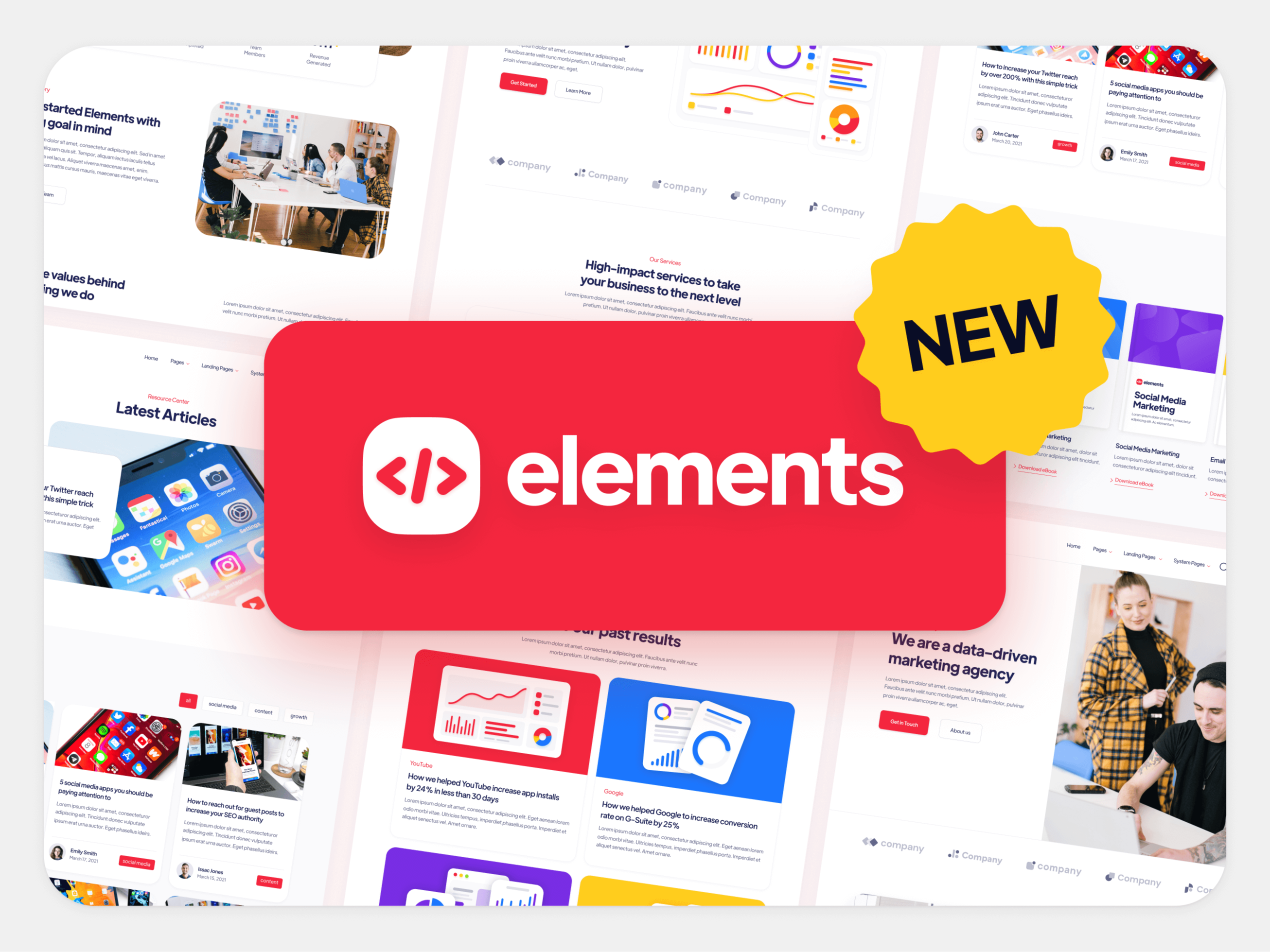 Elements is the ultimate HubSpot Theme