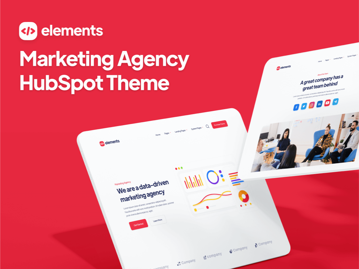 Marketing Agency HubSpot Theme - Elements